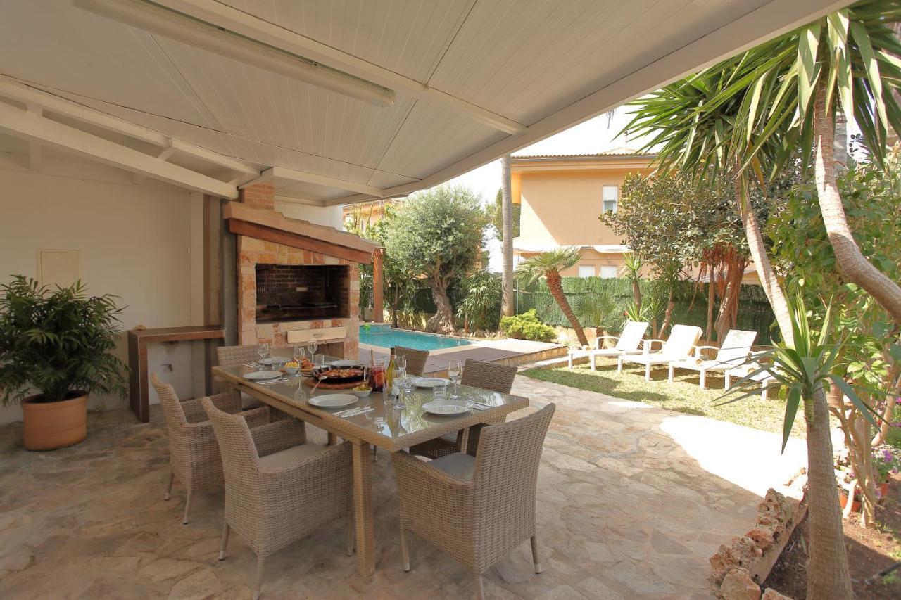 Tropical Garden, Villa With Pool Near The Beach Alcúdia Kültér fotó